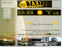 Tablet Screenshot of bbtaxi.de